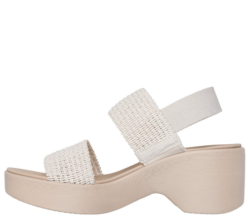 Sandale sport, dama, SKECHERS CALI DAY 119413-OFWT crem, textil